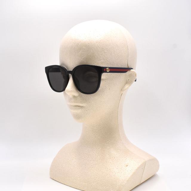 グッチ GUCCI サングラス アジアンフィット GG0855SK-002 UVカット アイウェア メンズ レディース ブラック+グレー紫外線対策 サングラス