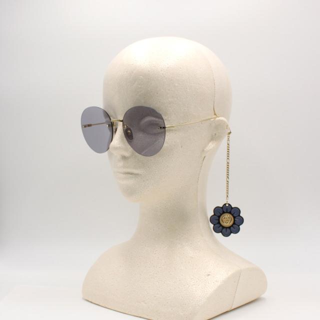 グッチ GUCCI アジアンフィット サングラス UVカット GG1149S-006 アイウェア ラウンド型 レディース ゴールド+ヴァイオレット 紫外線対 グッチ GUCCI アジアンフィット サングラス UVカット GG1149S-006 アイ