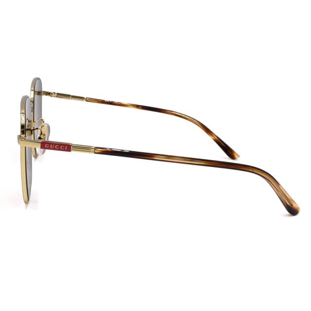 グッチ GUCCI サングラス アジアンフィット GG1350S-002 UVカット アイウェア メンズ レディース ゴールド+ブラウン紫外線対策 サングラ