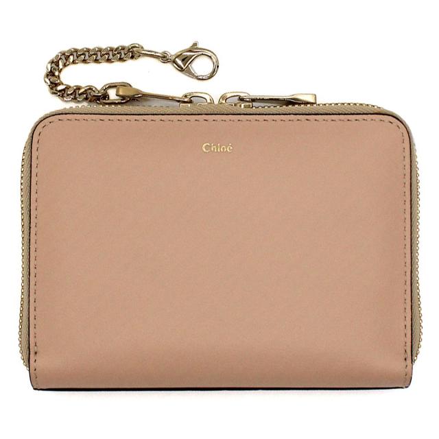 Chloe クロエ 3P0272 882 B9X PORTEFEUILLE 財布 二つ折り財布 折りたたみ財布 小銭入れ付き ラウンドファスナー ウォレット レディース