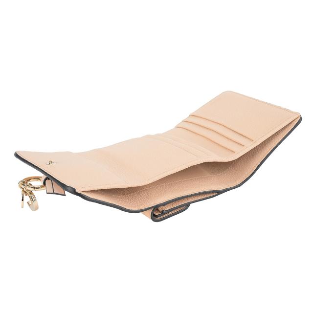 クロエ Chloe 財布 三つ折り財布 折りたたみ財布 小銭入れ付き アルファベット CHC21WP945 F57 6J5 レディース セメントピンク ミニ財布_4