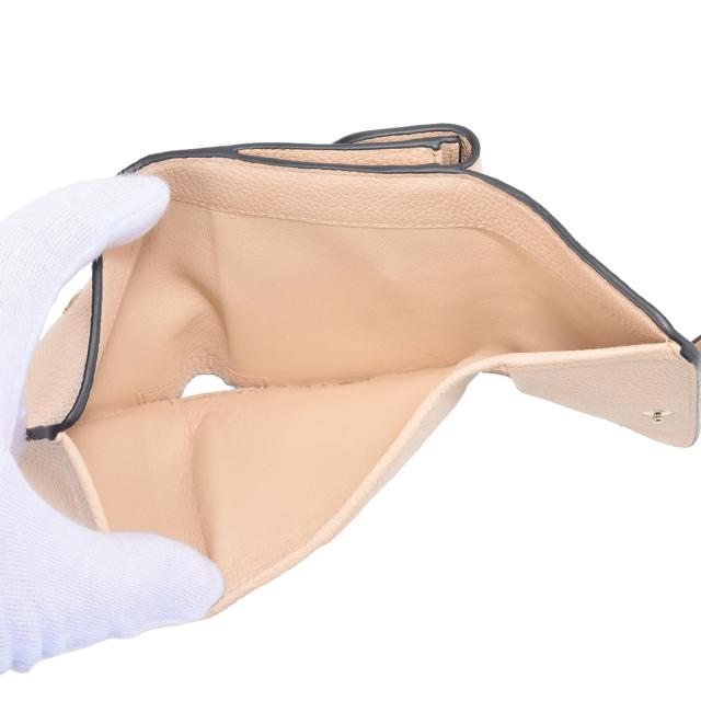 クロエ Chloe 財布 三つ折り財布 折りたたみ財布 小銭入れ付き アルファベット CHC21WP945 F57 6J5 レディース セメントピンク ミニ財布_5