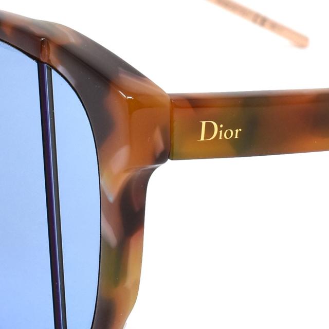 ディオール Dior サングラス UVカット STEPF-ORI-57 アイウェア ウェリントン レディース イエローハバナ+ブルー(ミラー) 紫外線対策 サ_3