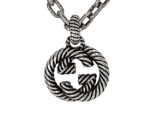 グッチ GUCCI アクセサリー ペンダント ネックレス 604155 J8400 0811 レディース メンズ シルバー ネックレス アクセサリー ブランド 人_1