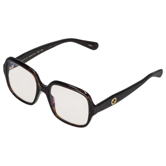 グッチ GUCCI サングラス GG0799S-001 アイウェア スクエア型 レディース ハバナブラウン+トランスペアレントフォトクロマティック 紫外