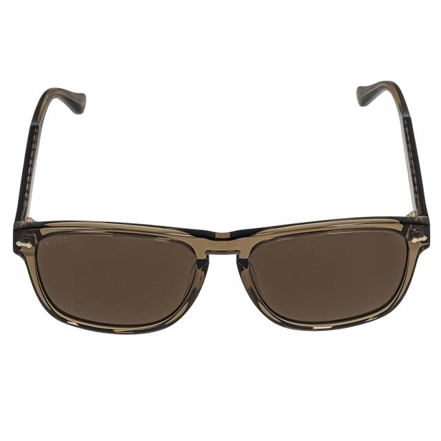 グッチ GUCCI サングラス GG0911S-002 アイウェア スクエア型 レクタングル型 メンズ ブラウン系 紫外線対策 サングラス ブランド 人気_1
