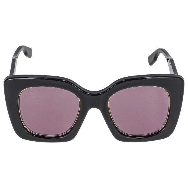 グッチ GUCCI サングラス GG1151S-002 アイウェア キャットアイ型 バタフライ型 レディース ブラックグレー+バイオレット 紫外線対策 サ_1