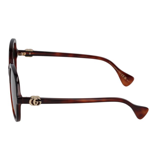 グッチ GUCCI サングラス アイウェア UVカット スクエア GG1178S-003 レディース ハバナ+グリーン 紫外線対策 サングラス ブランド 人気_5