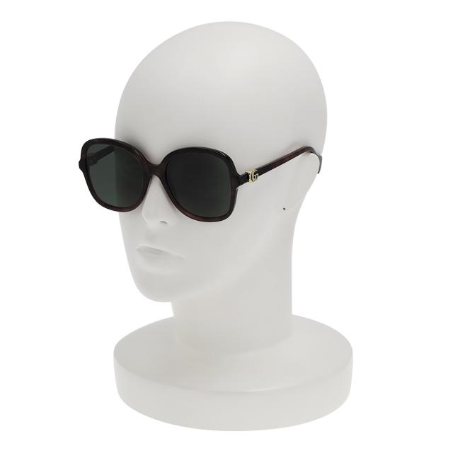 グッチ GUCCI サングラス アイウェア UVカット スクエア GG1178S-003 レディース ハバナ+グリーン 紫外線対策 サングラス ブランド 人気_7