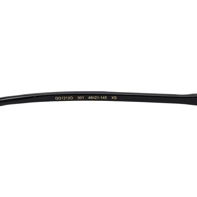 グッチ GUCCI メガネ フレーム 眼鏡 フレームのみ GG1212O-001 アイウェア EYEWEAR ウェリントン型 ラウンド型 オプティカルフレーム メ