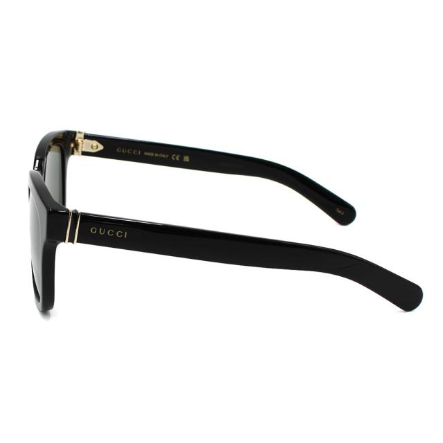 グッチ GUCCI サングラス アジアンフィット アイウェア UVカット スクエア GG1512SK-001 メンズ レディース ブラック+グレー 紫外線対策