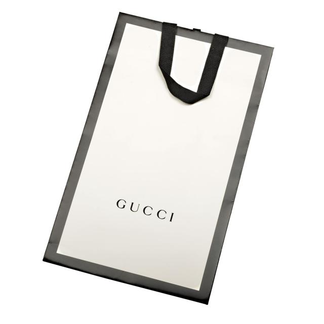 グッチ GUCCI ショップ袋 紙袋 手提げ ブランド ショッパー 単品 再