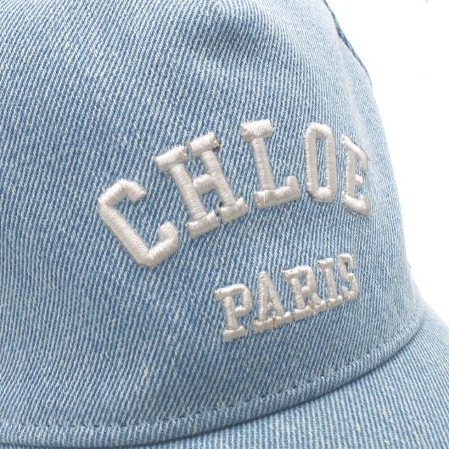 クロエ キッズ CHLOE KID’S 大人もOK キャップ べーズボールキャップ 帽子 C20869-Z10 メンズ レディース ウォッシュブルー 海外正規品