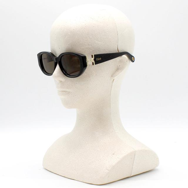 クロエ Chloe サングラス アジアンフィット UVカット アイウェア オーバル CH0237SK-001 メンズ レディース ユニセックス 国内正規品 紫_5