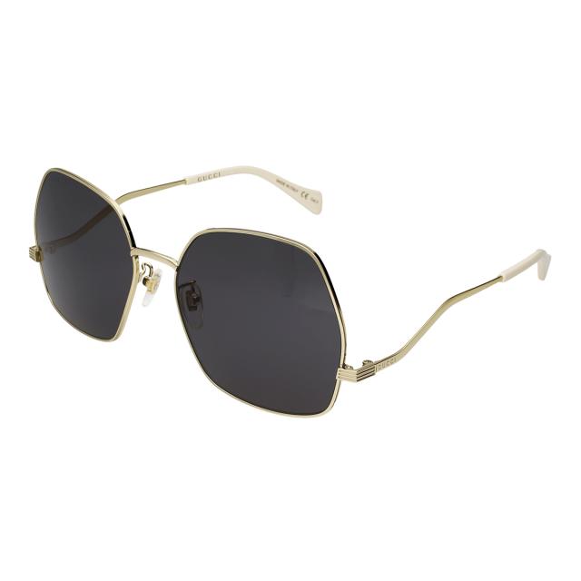 グッチ GUCCI サングラス アイウェア UVカット ウェリントン GG0972S-001 レディース ゴールド+グレー 紫外線対策 サングラス ブランド