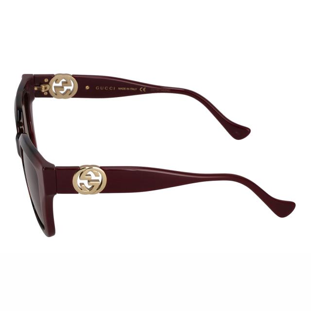 グッチ GUCCI サングラス アイウェア UVカット GG1023S-009 キャットアイ型 フォックス型 レディース ブラウン 紫外線対策 サングラス ブ_5