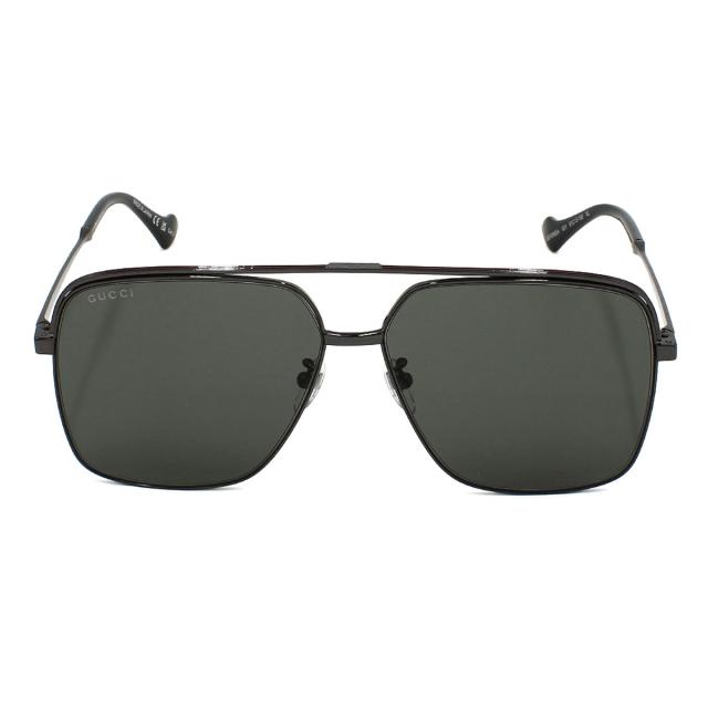 グッチ GUCCI サングラス アイウェア ノーズパット GG1099SA-001 ティアドロップ型 スクエア型 メンズ ルテニウム+グレー 紫外線対策 サ_1