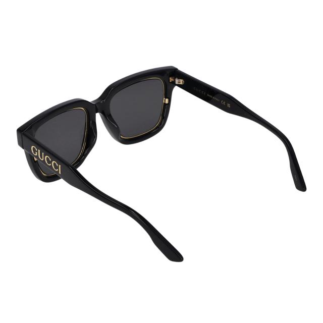 グッチ GUCCI サングラス アイウェア UVカット GG1136SA-001 スクエア型 レディース ブラック+グレー 紫外線対策 サングラス ブランド 人_4