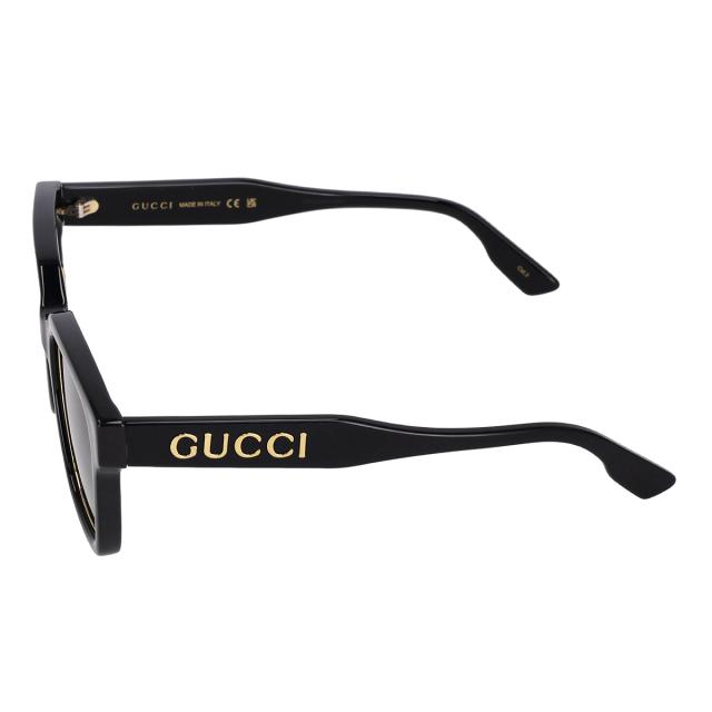 グッチ GUCCI サングラス アイウェア UVカット GG1136SA-001 スクエア型 レディース ブラック+グレー 紫外線対策 サングラス ブランド 人_5