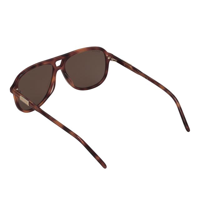 グッチ GUCCI サングラス アイウェア UVカット GG1156S-003 アビエーター型 メンズ ハバナ+ブラウン 紫外線対策 サングラス ブランド 人_4