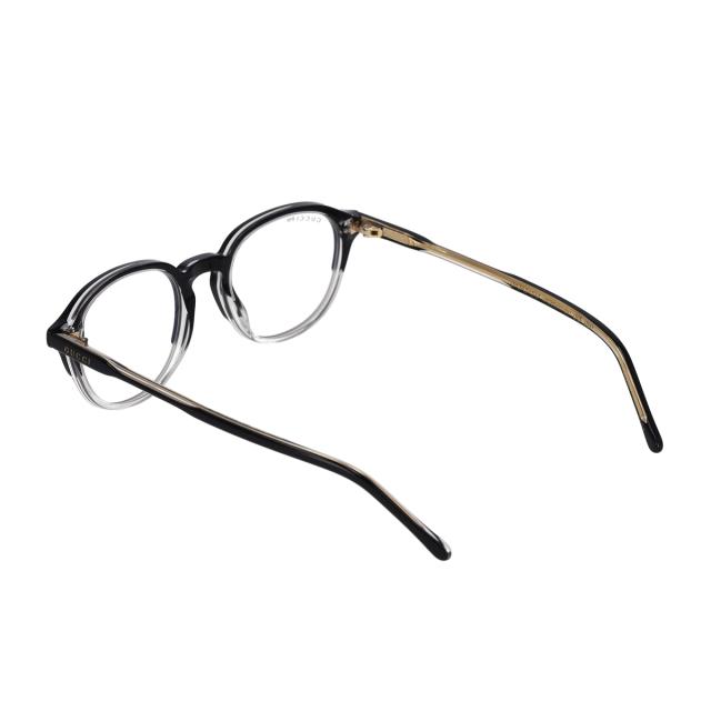 グッチ GUCCI サングラス アイウェア UVカット ラウンド オーバル Blue Light GG1212S-001 メンズ ブラック+クリア 紫外線対策 サングラ_4