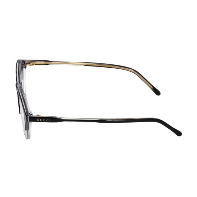 グッチ GUCCI サングラス アイウェア UVカット ラウンド オーバル Blue Light GG1212S-001 メンズ ブラック+クリア 紫外線対策 サングラ_5
