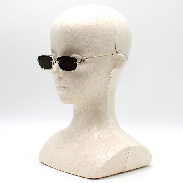 グッチ GUCCI サングラス ノーズパッド アイウェア UVカット レクタンギュラー GG1278S-001 ユニセックス ゴールド+ブラウン 国内正規品_6