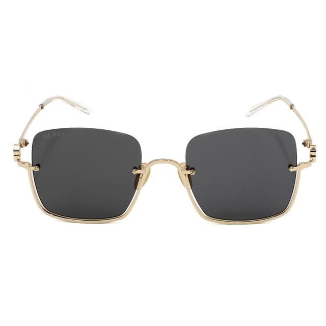 グッチ GUCCI サングラス アイウェア ノーズパット GG1279S-001 スクエア型 メンズ レディース ユニセックス ゴールド+グレー 紫外線対策 グッチ GUCCI サングラス アイウェア ノーズパット GG1279S-001