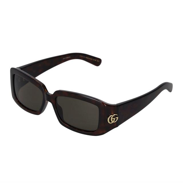 グッチ GUCCI サングラス アイウェア UVカット スクエア型 GG1403S-002 レディース ハバナ+グレー 紫外線対策 サングラス ブランド 人気