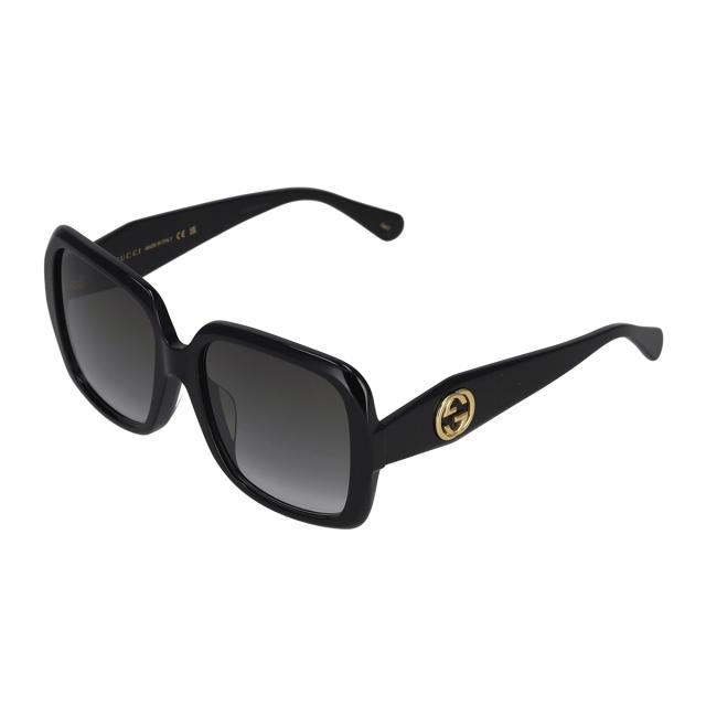 グッチ GUCCI サングラス アイウェア UVカット スクエア GG1629SA-003 レディース ブラック+グレー 紫外線対策 サングラス ブランド 人気