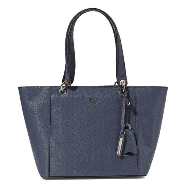 【※アウトレット※】ゲス トートバッグ KAMRYN ブルー GS669123 クリスマス プレゼント ギフト ゲス レディース トートバッグ ブルー クリスマス ホワイトデー 誕生日 プレゼント ギフト