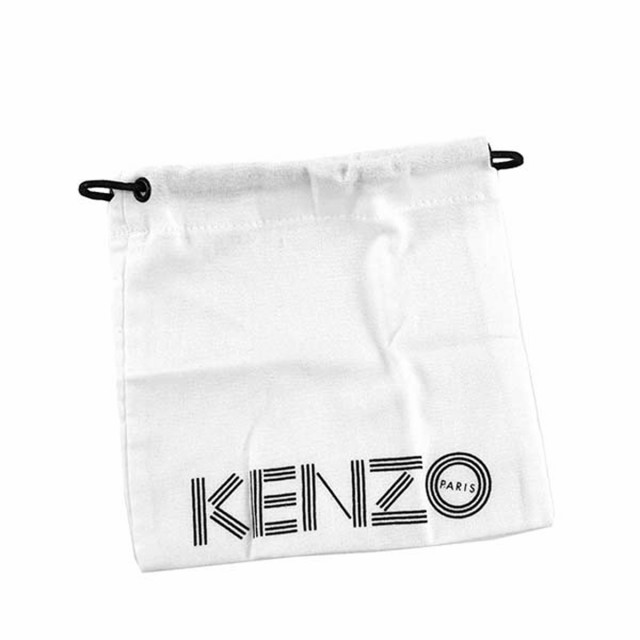ケンゾー KENZO カードケース コインケース F965PM506L46 99 カードホルダー KENZOロゴ ファスナー小銭入れ  ブラック＋ホワイト レディー
