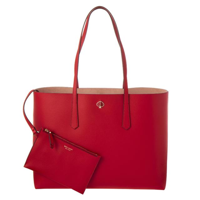 ケイトスペード kate spade NEW YORK バッグ トートバッグ 肩掛けバッグ PXRUA171 611 レッド トート 肩がけ ブランド 通勤 大学生 プレゼント ケイトスペード 人気 ブランド トート 通勤 通学 本革