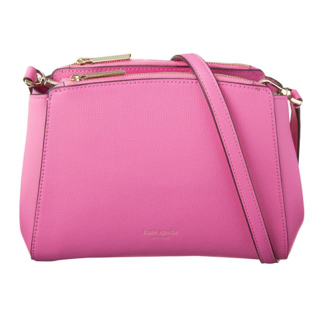 ケイトスペード kate spade NEW YORK バッグ 斜め掛けバッグ ショルダーバッグ PXRUA269 920 HIBISCUS TEA ピンク系 斜めがけ ブランド おしゃれ 人気 本革 プレゼント ケイトスペード 人気 斜めがけ ブランド ショルダーバッグ