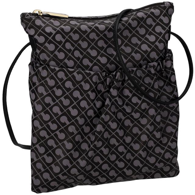 ゲラルディーニ GHERARDINI バッグ 斜め掛けバッグ ショルダーバッグ ポシェット サコッシュ GH0231 GRANITE レディース ブラック+グレー