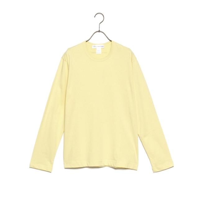 【※アウトレット※】コムデギャルソン COMME des GARCONS SHIRT 長袖カットソー S26106 メンズ イエロー トップス ロングスリーブ