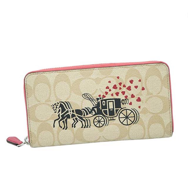 コーチ Coach 財布 Svqa1 小銭入れ付き ラウンドファスナー長財布 ライトカーキ系 ピンク系 コーチ 財布 レディース 長財布 ラウの通販はau Pay マーケット ホワイト リリス