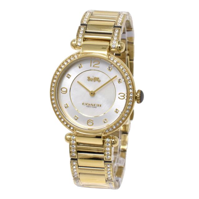コーチ グランド クォーツ 電池式 腕時計 ブランド レディース COACH 14503075 アナログ ゴールド - 【腕時計のななぷれ】-  プレゼント＆ギフトのギフトモール COACH／コーチ／アナログ腕時計／腕時計／ゴールド