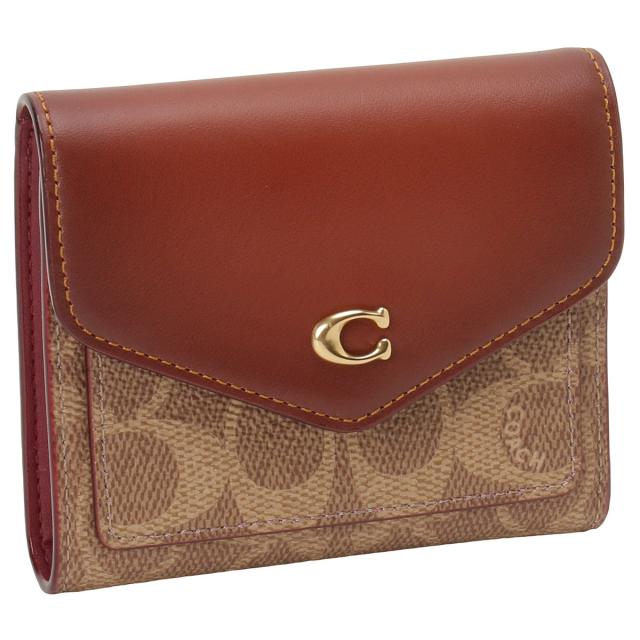 コーチ COACH ウィン カラーブロック シグネチャー 財布 三つ折り財布 折りたたみ財布 小銭入れ付き C2329 B4NQ4 bwco01082l レディース