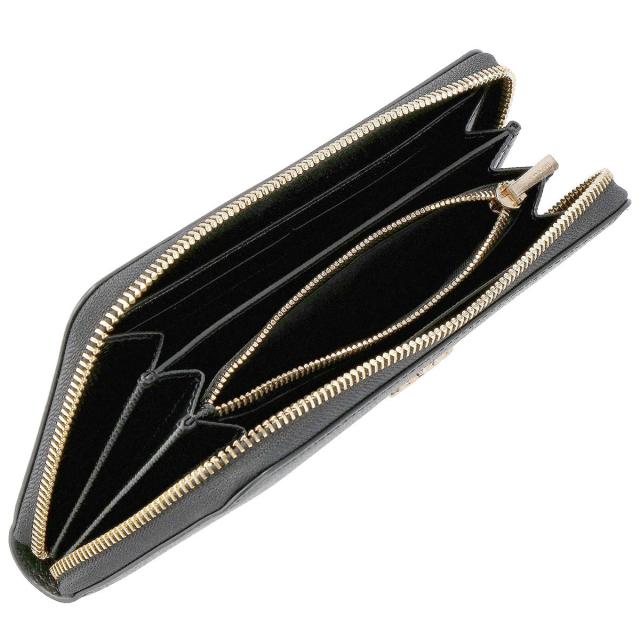 コーチファクトリー COACH FACTORY 長財布 C3441 IMBLK ストラップ付 ラウンドファスナー長財布 ブラック 財布 ラウンドファスナー 大容量 ブランド プレゼント コーチ アウトレット コーチ 財布 プレゼント 女性_4