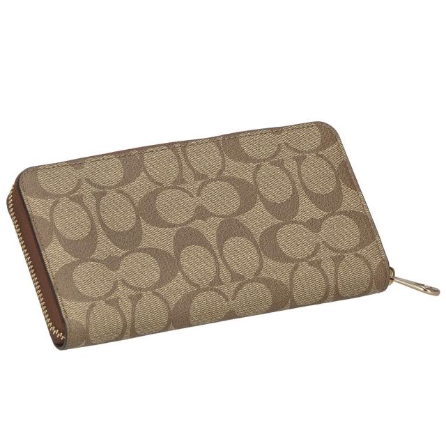 コーチファクトリー COACH FACTORY 長財布 C4452 IME74 ストラップ付 ラウンドファスナー長財布 ブラウン系 財布 ラウンドファスナー 大容量 ブランド プレゼント コーチ アウトレット コーチ 財布 プレゼント 女性_2