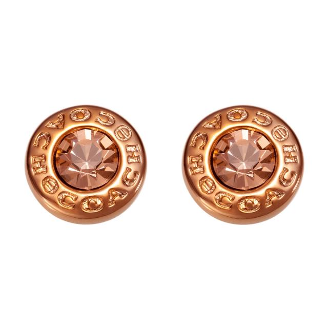 コーチファクトリー COACH FACTORY ピアス F54516 RGD スタッドピアス レディース アクセサリー ローズゴールド coach ピアス レディース ブランド プレゼント 女性 コーチ ピアス ピアス ブランド プレゼント 女性