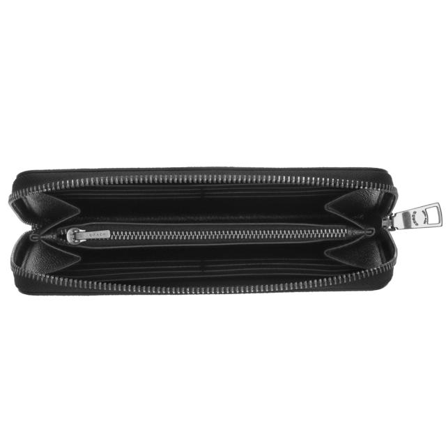コーチファクトリー COACH FACTORY アウトレット 財布 長財布 ラウンドファスナー長財布 小銭入れ付き 58107 BLK レディース ブラック 二_3