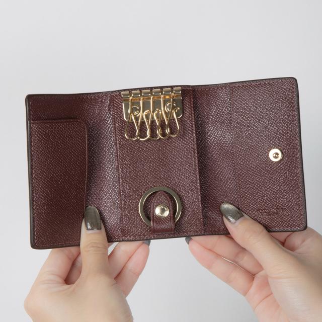 COACH コーチ ☆COACH☆ ファイブ リング キー ケース チョーク