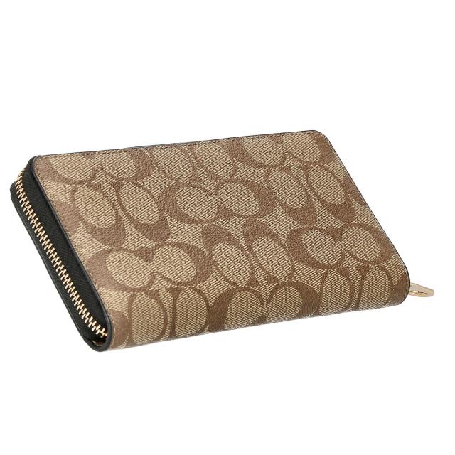 コーチファクトリー COACH FACTORY 財布 長財布 ラウンドファスナー長財布 小銭入れ付き C4452 IMCBI レディース ブラウン 二つ折り長財_2