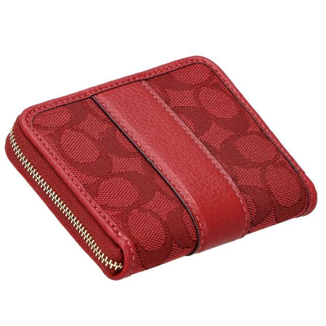 コーチファクトリー COACH FACTORY 財布 二つ折り財布 折りたたみ財布 小銭入れなし ラウンドファスナー C8323 IMP1Y レディース 財布 使_2