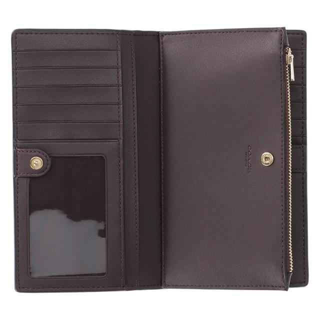 コーチ ファクトリー COACH FACTORY アウトレット 財布 長財布 C8329 IMBLK レディース メンズ ブラック 二つ折り長財布 ブランド 財布_3