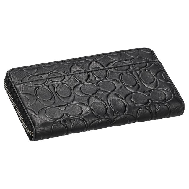 コーチファクトリー COACH FACTORY アウトレット 財布 長財布 ラウンドファスナー長財布 小銭入れ付き CE551 QB BK レディース メンズ 二_2