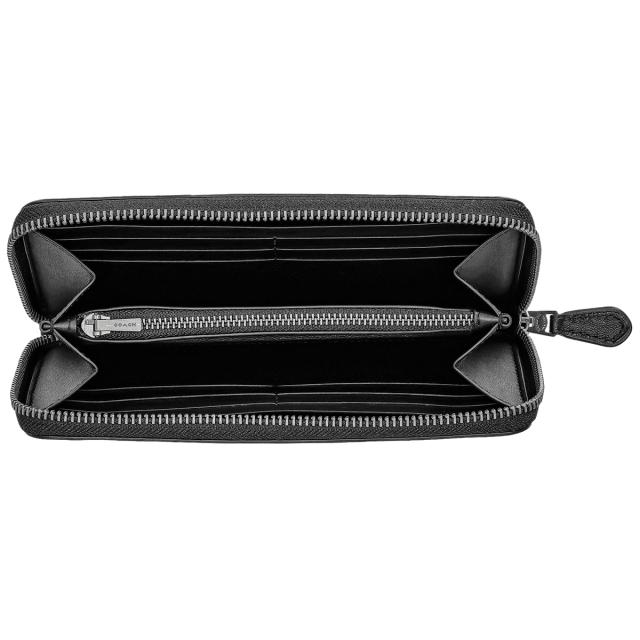 コーチファクトリー COACH FACTORY アウトレット 財布 長財布 ラウンドファスナー長財布 小銭入れ付き CE551 QB BK レディース メンズ 二_3