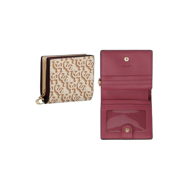 コーチファクトリー COACH FACTORY 財布 二つ折り財布 折りたたみ財布 小銭入れ付き CF522 IMCHK メンズ ホワイト 財布 使いやすい ブラ_1